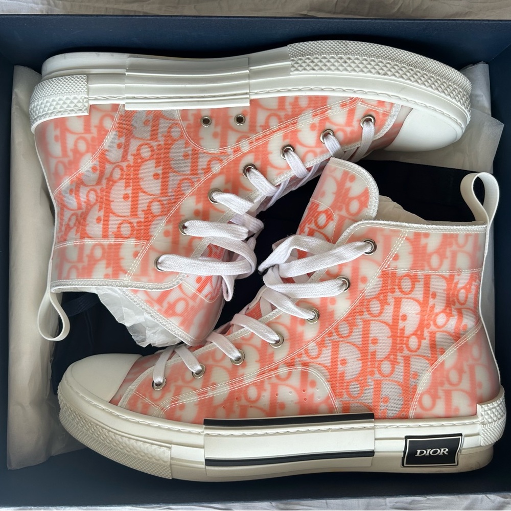 Dior men’s sneakers size 44 orange